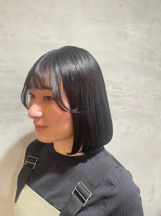 ミディアム 笹川 桃歌のヘアスタイル
