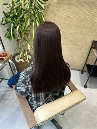 ロング カラー パーマ 髪質改善AUSTIN登戸所属・野村 一花 / 暖色 カラー / Wカラーのヘアスタイル