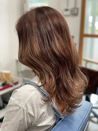 ロング カラー Snaly カラー特化ページのヘアスタイル