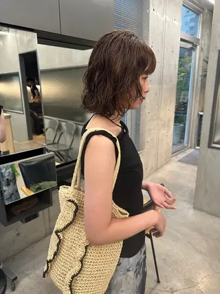 ミディアム パーマ お悩み解決パーマ hana🩰のヘアスタイル