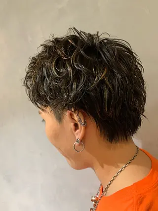 ショート 髪質改善ストレート アオヤギのヘアスタイル