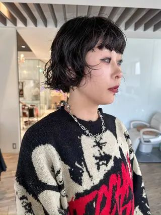 ショート パーマ driP.　by HAVANA所属・パーマ / ボブ /ショート 谷口 陸のヘアスタイル