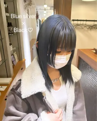 カラー リンダ所属・ベージュ/顔周り カット/スズキのヘアスタイル