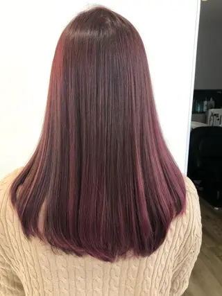 ロング カラー ヘアアレンジ 天野 涼のヘアスタイル