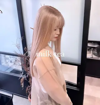 カラー storiiz所属・本田大輝top designerのヘアスタイル