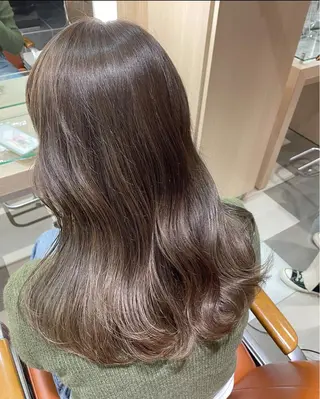 ロング カラー 韓国レイヤー 船橋 徒歩5分/小川友美のヘアスタイル