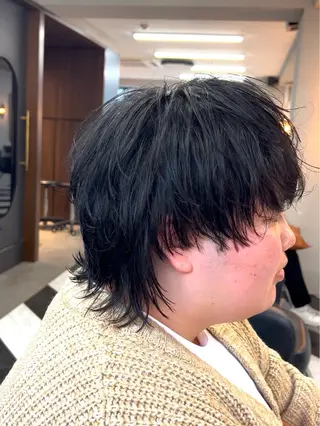 メンズ luludi by APHRODITE GINZA所属・柔らか×艶カラー 🍊ayano🤍のヘアスタイル
