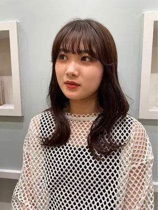 カラー グレージュ┆うる艶 ┆ゆうはのヘアスタイル