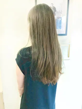 ロング カラー 🌿ダブルカラー/ 明大前/中村渓太のヘアスタイル