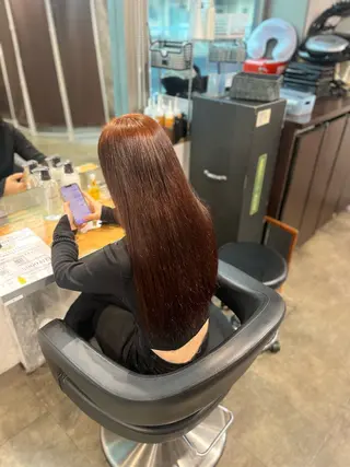 カラー 🥀艶髪/垢抜け/ 暖色ヘア Yuu🥀のヘアスタイル