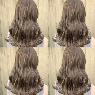 セミロング カラー 💎yuto💎 ハイトーン/韓国ヘアのヘアスタイル