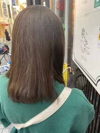 ミディアム しもかわ かほのヘアスタイル