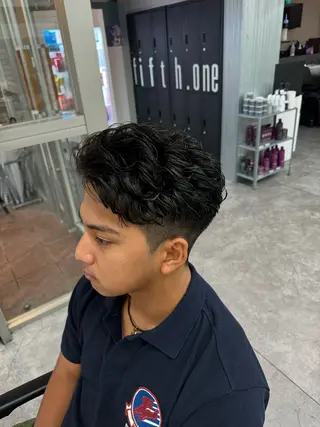 ショート カラー パーマ メンズ 🔥メンズパーマ特化 🔥店長中村雄樹のヘアスタイル