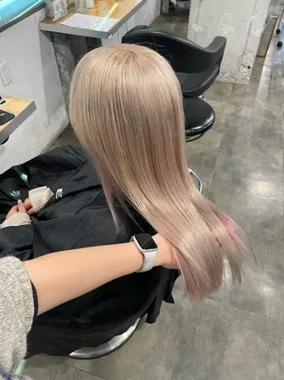 ロング カラー ハイトーン 横浜💞ミオのヘアスタイル