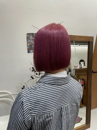 ミディアム カラー パーマ ヘアアレンジ メンズ tatsumi/ボブ ウルフ/レイヤーのヘアスタイル