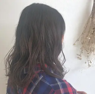 セミロング パーマ うる艶レイヤーカット hinakoのヘアスタイル