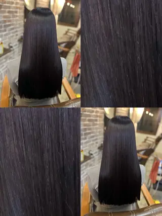 ロング レイヤー/透明感 カラー/徳田真緒のヘアスタイル