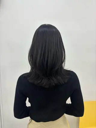 セミロング カラー 似合わせ美髪ヘア✨ 天王寺．阿倍野🌈のヘアスタイル