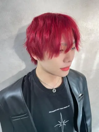 ショート カラー メンズ ili心斎橋所属・🩵韓国ハイトーン/ デザインYUZU🩵のヘアスタイル