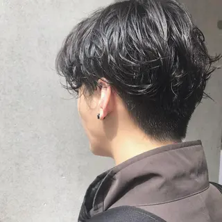 ショート パーマ メンズ やまもと さえのヘアスタイル