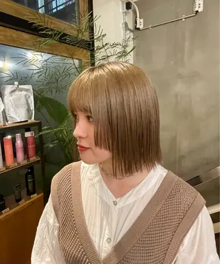 ミディアム mashu北堀江店所属・似合わせカラー/ 堀江美容室/レミ🎀のヘアスタイル