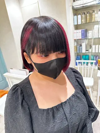 ショート カラー デザインカラー🎨 下北沢 / 磯部のヘアスタイル