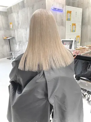 セミロング カラー ピンク🎀/艶カラー /SAKURA🎀のヘアスタイル