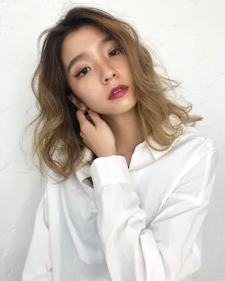 カラー レイヤーカット BLend 渋谷のヘアスタイル