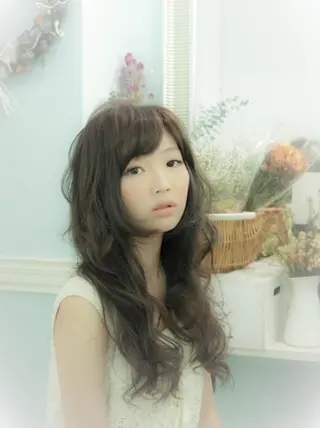 セミロング ロング カラー パーマ TOSHIO ICHIMURAのその他イメージ