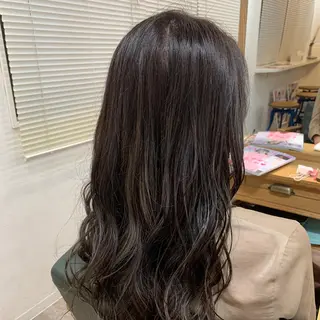 ロング カラー 加藤 雄大のヘアスタイル