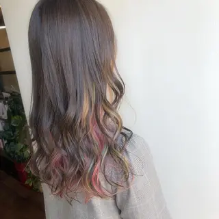 ロング カラー ヘアアレンジ Tiger  Lily所属・江藤 星史のヘアスタイル