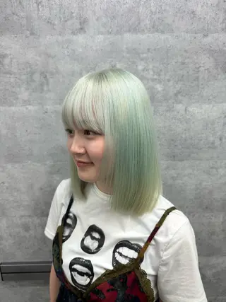 ミディアム カラー NOOS omotesando所属・お悩み改善あなたの" You"💚❤️💛のヘアスタイル