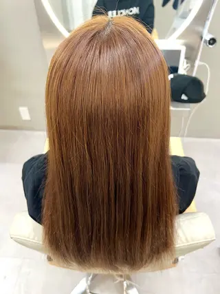 ロング カラー i.+SAPPORO所属・艶ワンカラー♡ ゆうかのヘアスタイル