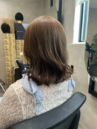 ミディアム 森本峻介 ボブ/透明感カラーのヘアスタイル