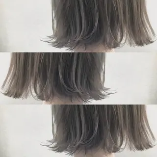 ミディアム カラー パーマ ヘアアレンジ tocca所属・毎月通える価格♪ 杉本真基のヘアスタイル
