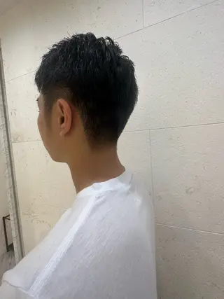 ショート メンズ 安田 柚月のヘアスタイル