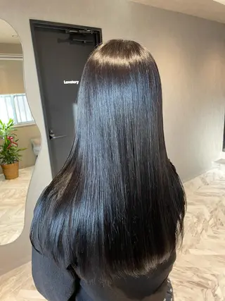 ロング カラー パーマ、ストパー モデル募集、ちはるのヘアスタイル