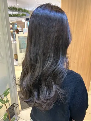 ロング カラー 艶質改善/縮毛矯正 ササキナツミのヘアスタイル