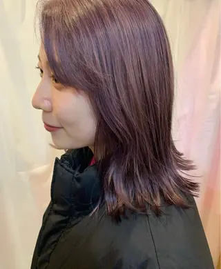 ミディアム カラー hair design apica所属・apica/ 菊地さら紗のヘアスタイル