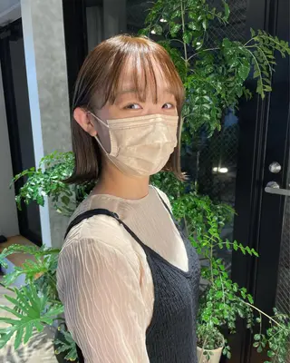 カラー yuri/オリーブ/ 暖色カラー/レイヤーのヘアスタイル