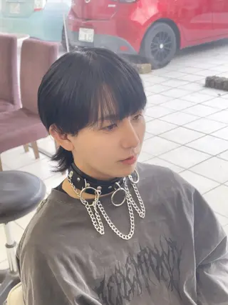 メンズ 成瀬メンズ パーマ清水大隼のヘアスタイル