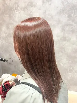 セミロング カラー 阿部 海翔のヘアスタイル