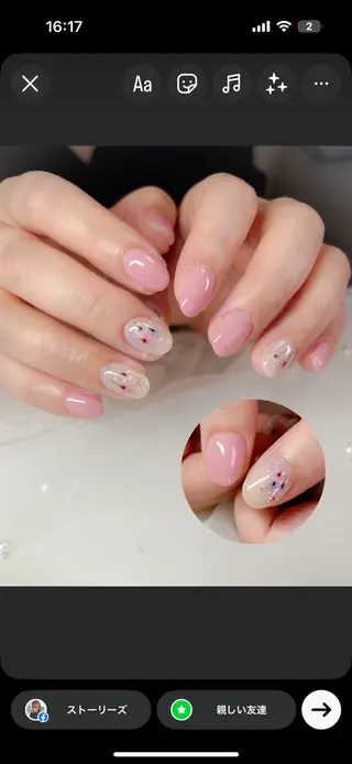 ネイル 黒瀬 奈津季のネイルデザイン