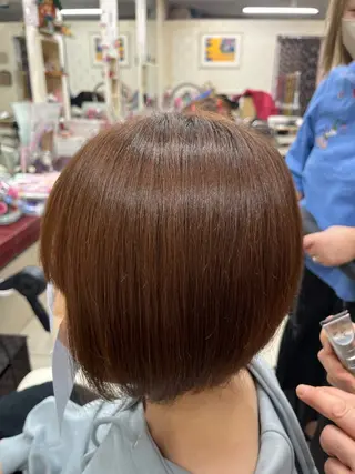 ショート 縮毛矯正専門店　美容室ハース所属・ウィリアム シュウのヘアスタイル