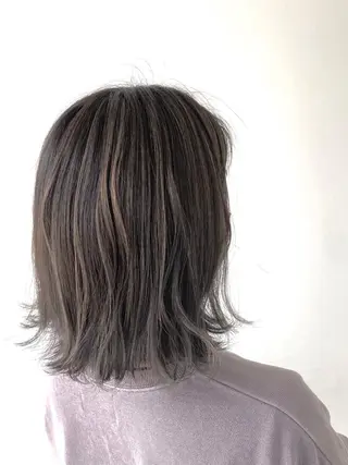 ミディアム カラー 谷合 貴志のヘアスタイル