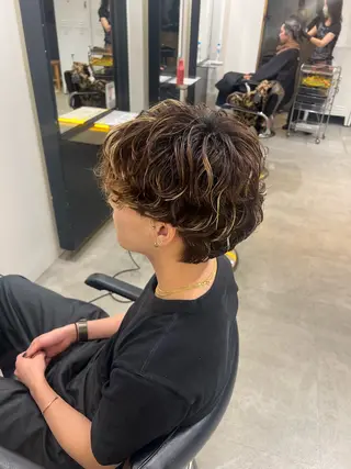 パーマ メンズ fifth神宮前 HIN★T★のヘアスタイル