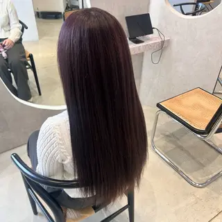 カラー 馬場 美咲のヘアスタイル