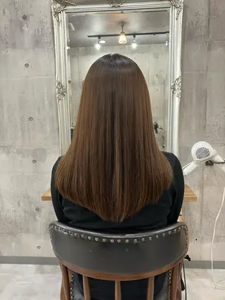 ロング カラー HAIR BASE ZAWAWA所属・レイヤー/ブリーチ| 特殊パーマ/赤澤のヘアスタイル