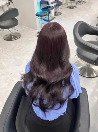 ロング RIKO👼🏻💓 韓国ガーリーのヘアスタイル