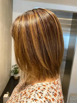 ミディアム 大倉 未波のヘアスタイル